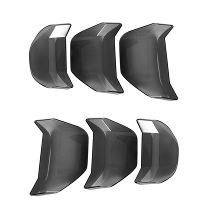 6x Tail Light Lamp Cover Trim Frame Suitable For Ford Mustang GT 2018-2022
