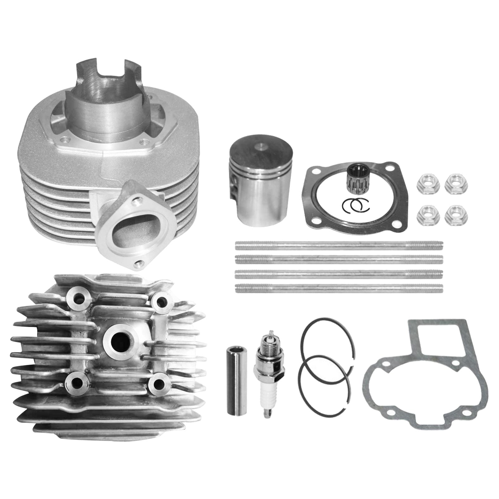 Cylinder Head Bore Piston Gasket Kit Suitable for 87-06 Suzuki Quadsport LT80.