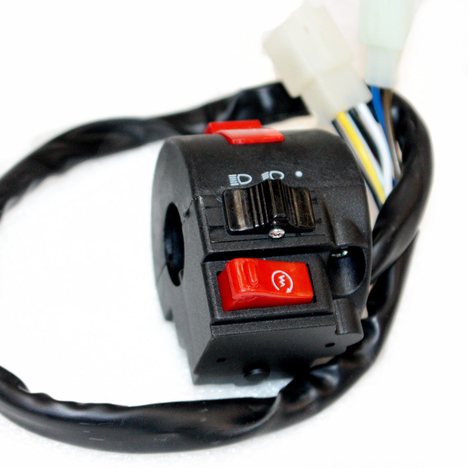 7 Wire Kill Start Light Switch Button Housing 110cc 125cc PIT Quad Dirt Bike ATV.