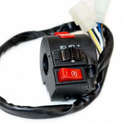 7 Wire Kill Start Light Switch Button Housing 110cc 125cc PIT Quad Dirt Bike ATV.