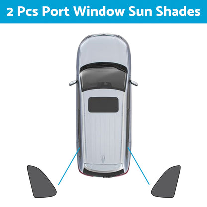 Front Rear Port Window Magnetic Mesh Sun Shade Suitable For Jeep Grand Cherokee