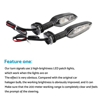 LED Turn Signal Light Suitable For Yamaha MT-01 MT-03 MT-25 MT-10 MT-07 MT-09.