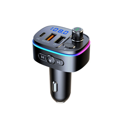 Bluetooth-compatible FM Transmitter Wireless Car Radio Adapter USB Charger Call.