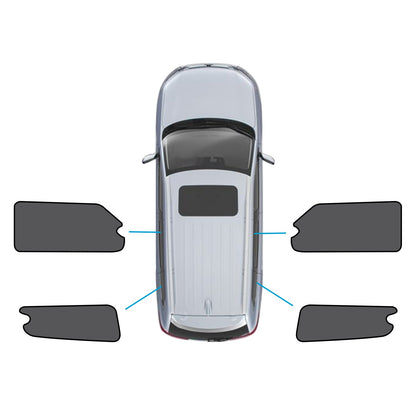 4x Car Window Shades Suitable for LDV G10 2014-Present Rear&Triangular.