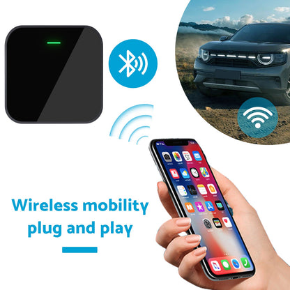 Bluetooth USB Wireless Receiver Black Suitable for Apple CarPlay Adapter.