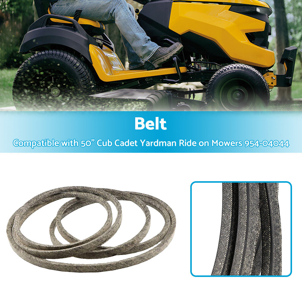 Deck Belt Suitable For 50 inch  Cub Cadet Yardman Ride on Mowers 954-04044 754-04044.
