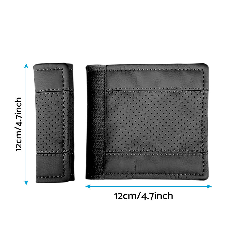 2pcs Universal Car Accessories Faux Leather Door Handle Cover Soft Car Handle.
