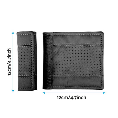2pcs Universal Car Accessories Faux Leather Door Handle Cover Soft Car Handle.
