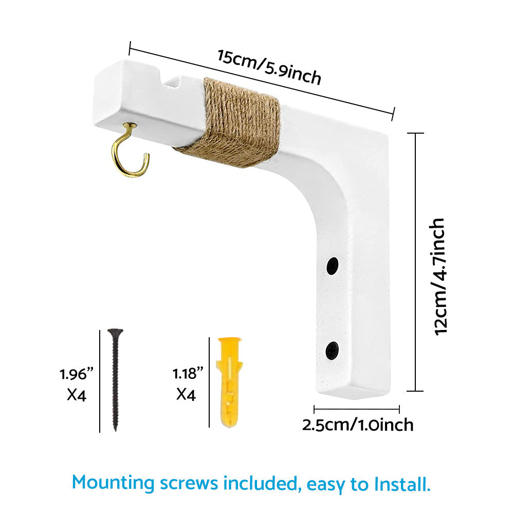 Plant Hanger Hanging Plant Hook Wooden Hanging Basket Wall Plant Hook Flower Pot.