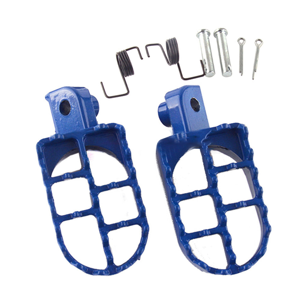 Blue FOOT PEG FOOTREST ASSEMBLY FOOTPEG Suitable For YAMAHA PW50 PY50 PEEWEE.