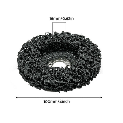 5/10PCS 100mm Poly Strip Disc Wheel Paint Rust Removal Clean Angle Grinder Black.