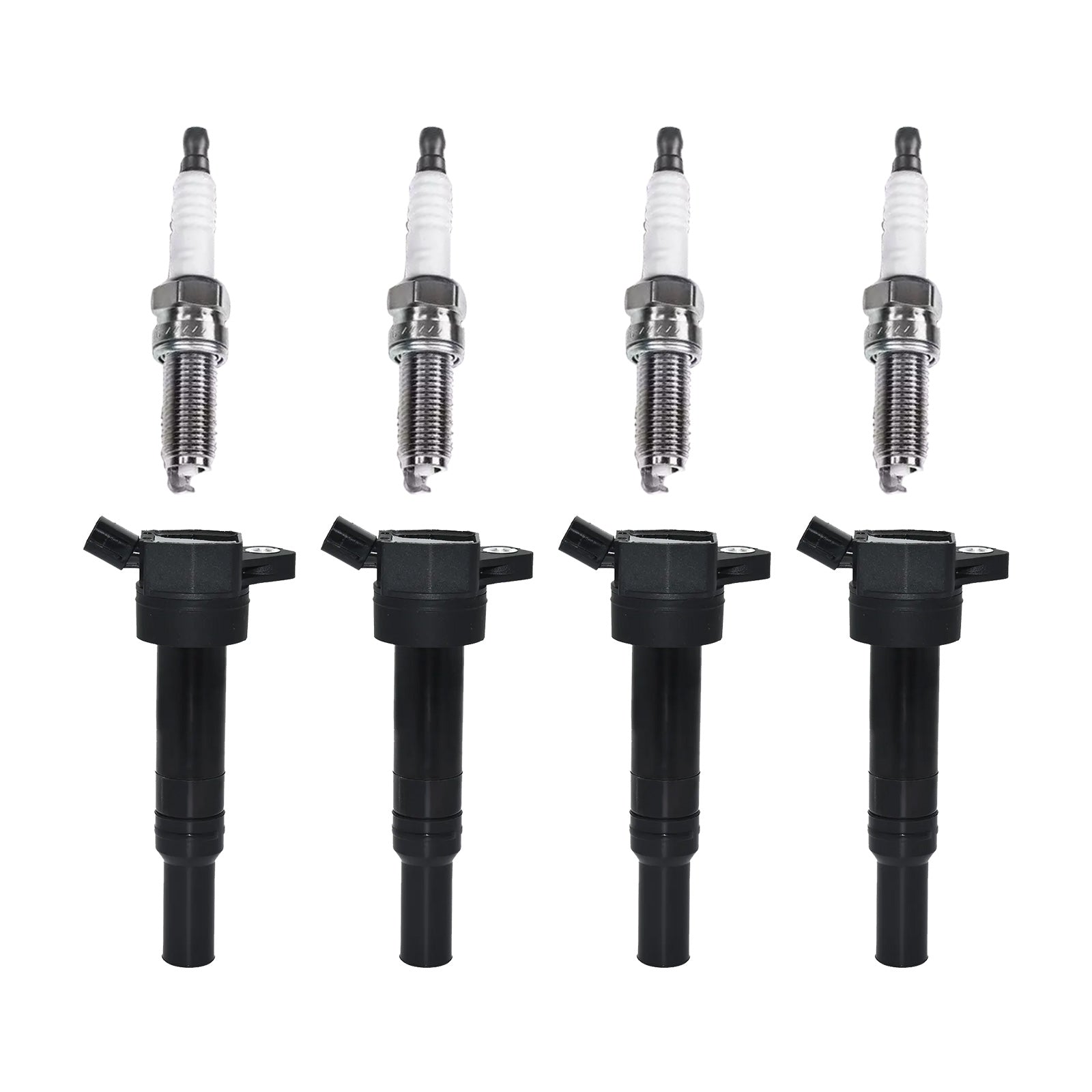 4x Ignition Coils & 4x Spark Plugs Suitable For Hyundai Elantra / Kia Soul.