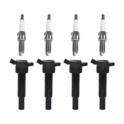 4x Ignition Coils & 4x Spark Plugs Suitable For Hyundai Elantra / Kia Soul.