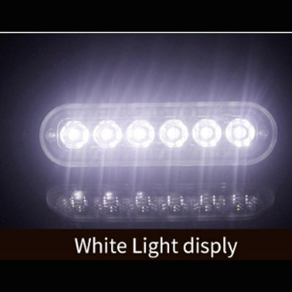 10x Amber Strobe Light 6 LED Grill Mount Flashing Beacon Suitable For Recovery Breakdown Use.
