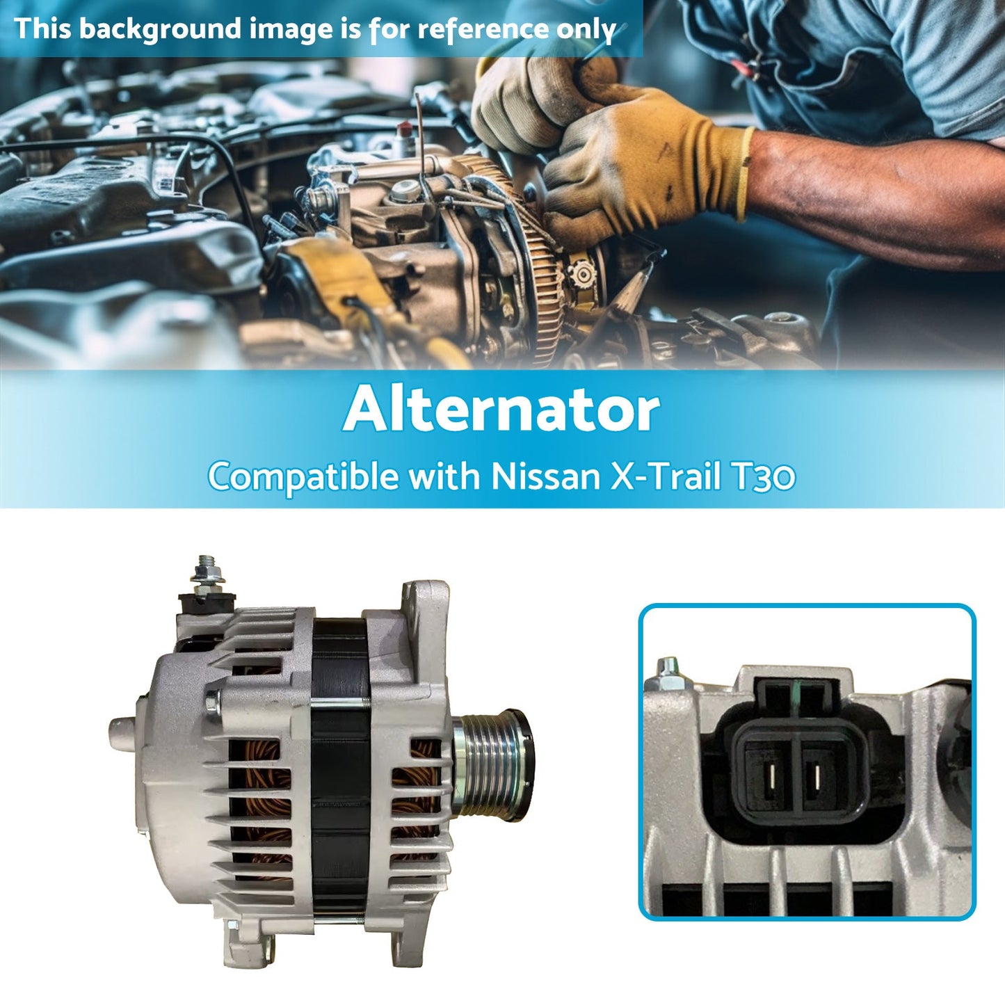 Alternator A3TB2981 Suitable For Nissan X-Trail T30 T31 Engine QR25DE 2. 5L 98-14.
