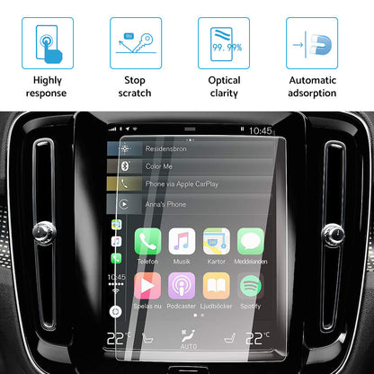Touchscreen Protector Tempered Glass 9inch Suitable for Volvo C40 Recharge