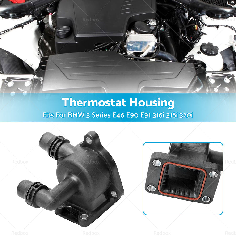 Thermostat Housing Fits For BMW 3 Series E46 E90 E91 316i 318i 320i 11517506576.