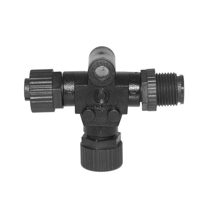NMEA2000 5-Pin T Connector Suitable For Garmin / Lowrance / Simrad / B&G / Navico Networks Black