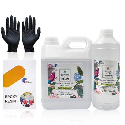 Epoxy Resin Art DIY UV Crafts Glass Water Clear Epoxy Coating 1 2 1 3 1 AB Kit.