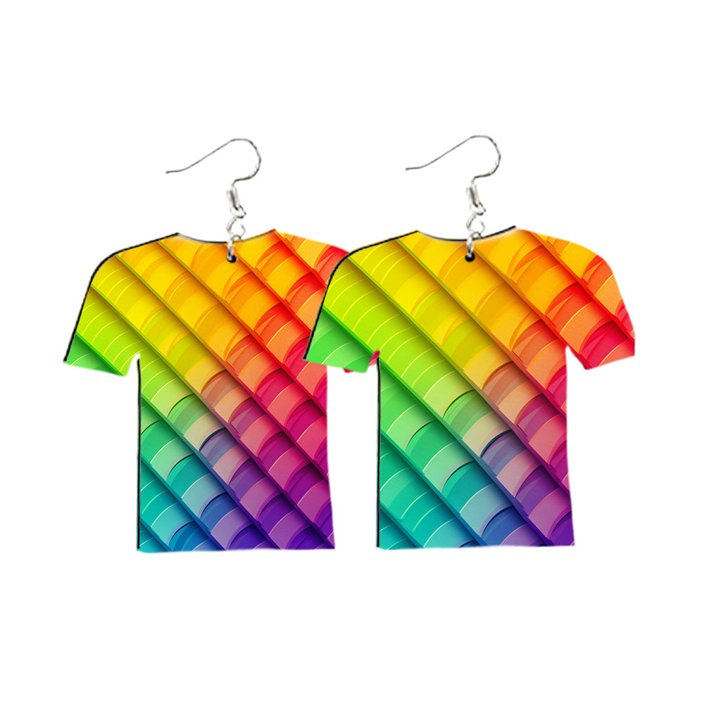 Blank Wood MDF Earrings 48x Double-Sided Suitable for DIY Crafting