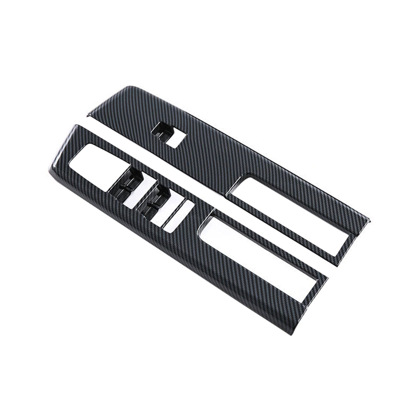 4x Window Lift Panel Cover Trim Suitable for Mitsubishi L200 Triton Carbon