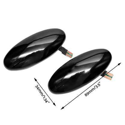 2x Dynamic Side Light Turn Signal Indicator Suitable for Nissan Navara D22