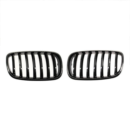 Front Bumper Kidney Grill Grille Gloss Suitable For BMW E70 X5 / E71 X6 2007-2013.