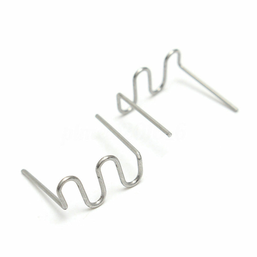 1000PCS Hot Staples Plastic Welding Wave Stapler For Car Bumper Repair Tool Kits.