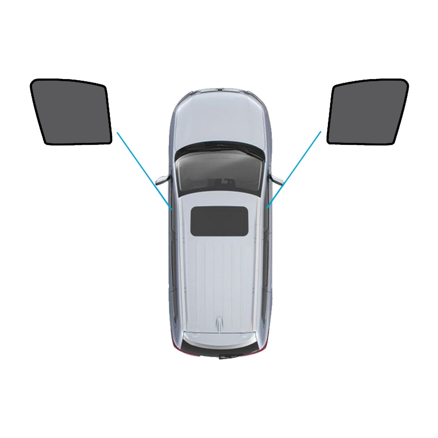 Magnetic Mesh Sun Blind Suitable for Subaru Outback Front Rear