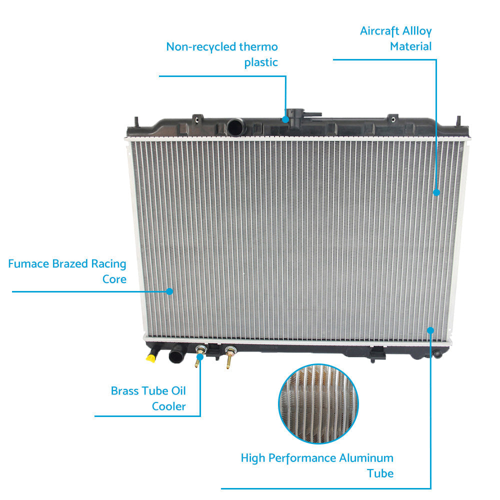 STANDARD RADIATOR RAD FOR NISSAN X-TRAIL T30 2. 5 2001-2007 AUTO MANUAL.