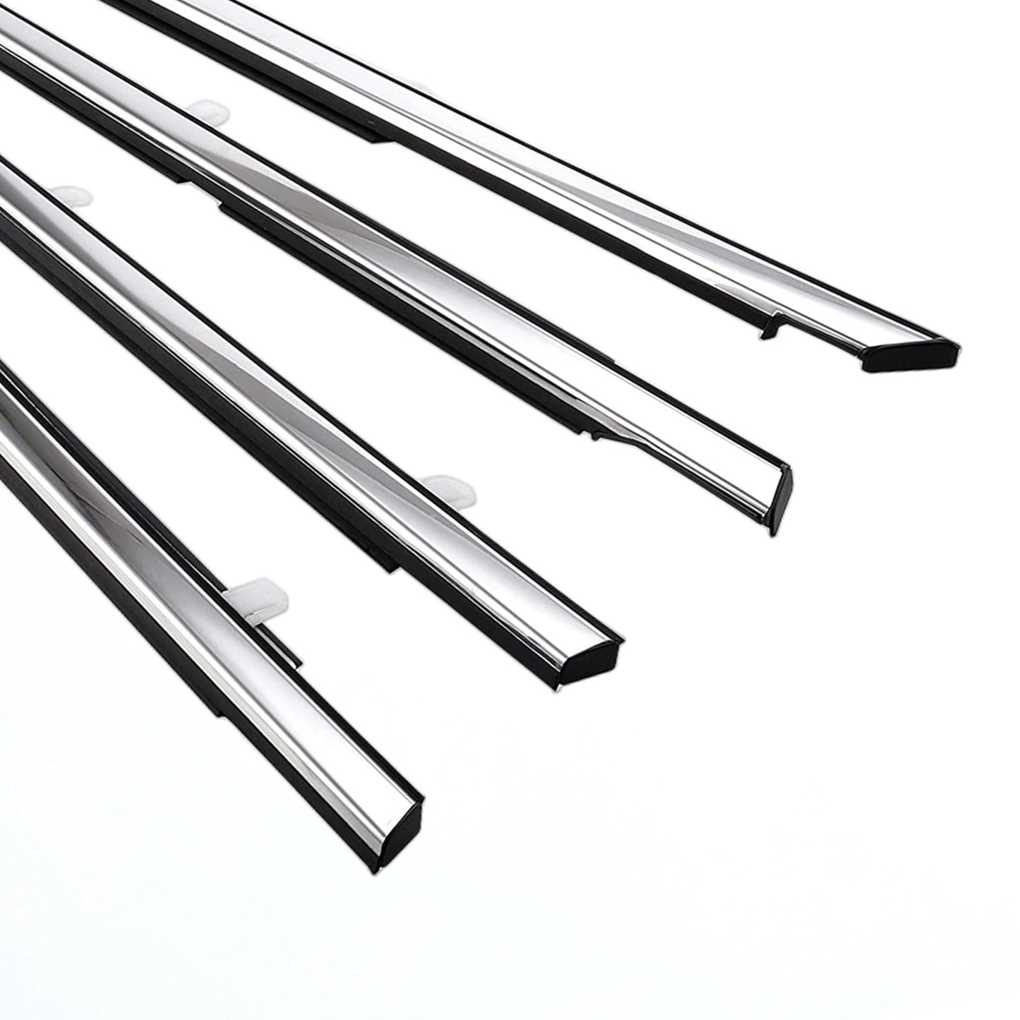 4x Window Glass Seal Weatherstrip Suitable for Honda Accord