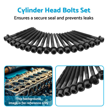 Cylinder Head Bolts Set Suitable For Mitsubishi Triton QE / MQ / MR 2015-On 4N15