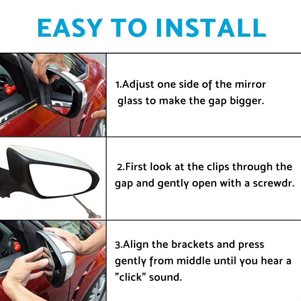 Right Heated Convex Mirror Glass with Base Suitable For VW Golf MK7 / MK7.5 2013-2018