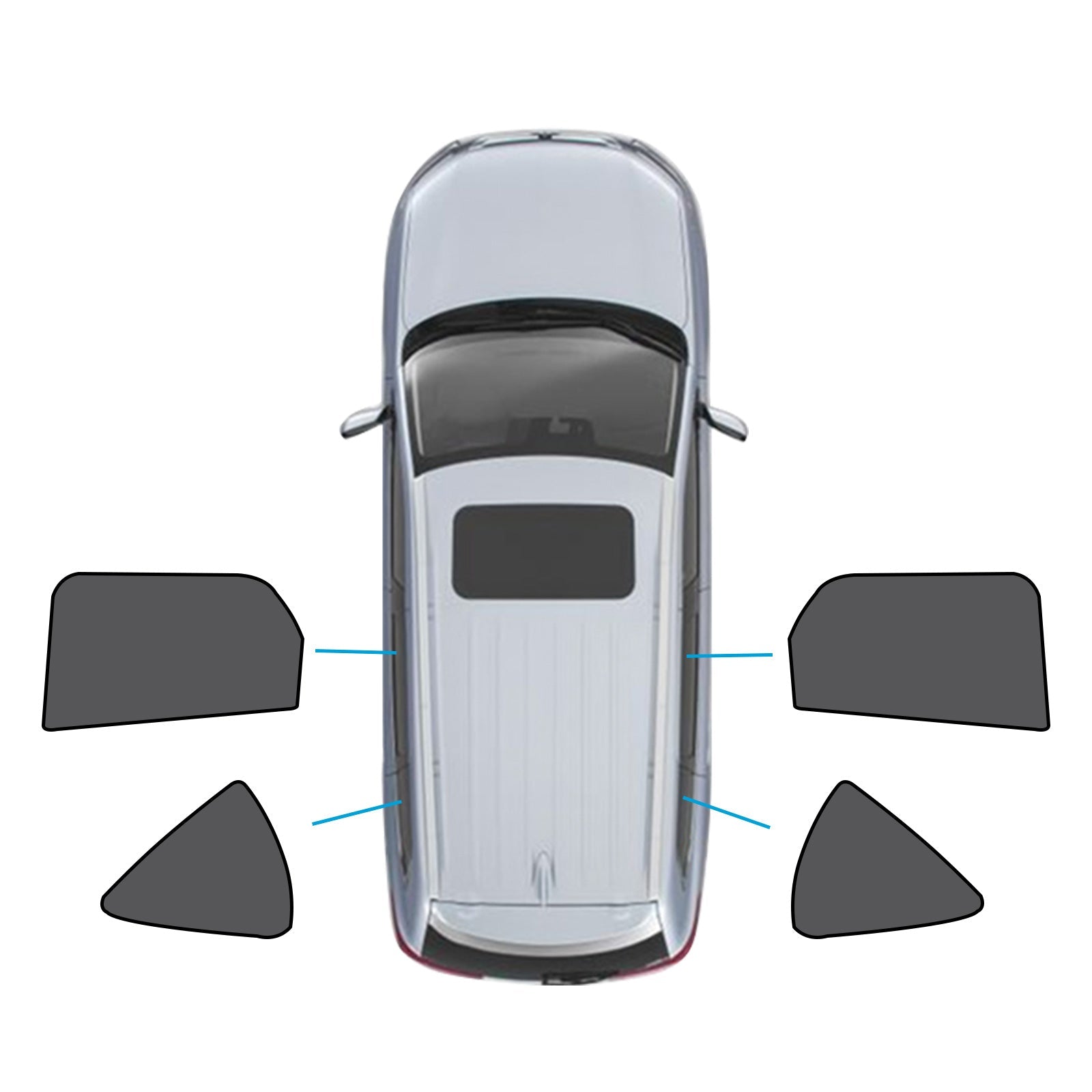 Car Window Sun Shade Magnetic Mesh Suitable For Mazda CX-60 2022-Present.