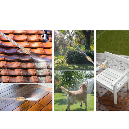 High Pressure Water Hose Nozzle Long Spray Nozzle Garden Hose Garden Car Wash