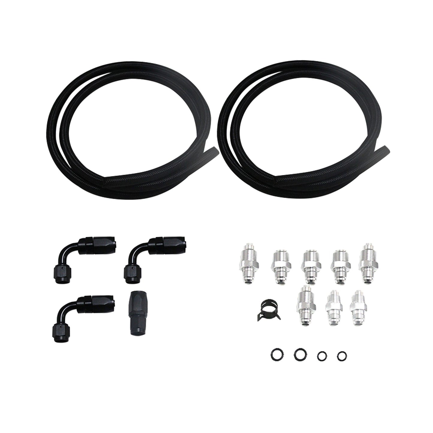Power Steering Pump Hose Kit Suitable for LS LS1 LS3 Swap Pressure Return Line.