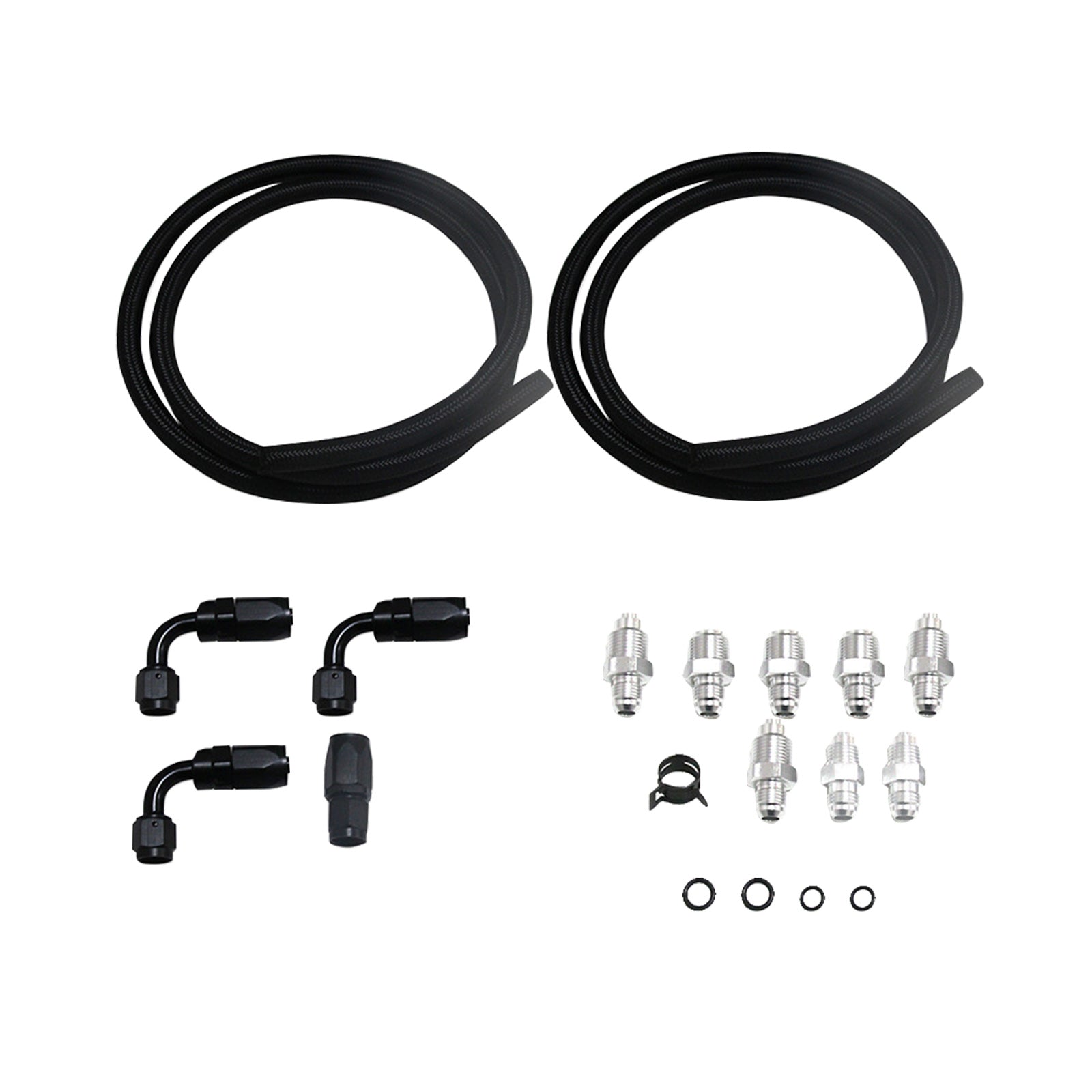 Power Steering Pump Hose Kit Suitable for LS LS1 LS3 Swap Pressure Return Line.