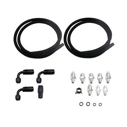 Power Steering Pump Hose Kit Suitable for LS LS1 LS3 Swap Pressure Return Line.