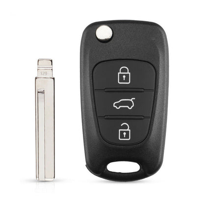 Remote Flip Key with Transponder 433MHz ID46 Suitable For Hyundai i20 i30 ix35