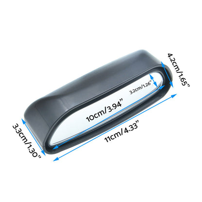 Pair Car Side Blind Spot Mirror Adjust Wide Angle Rear View HD Auxiliary Parking.