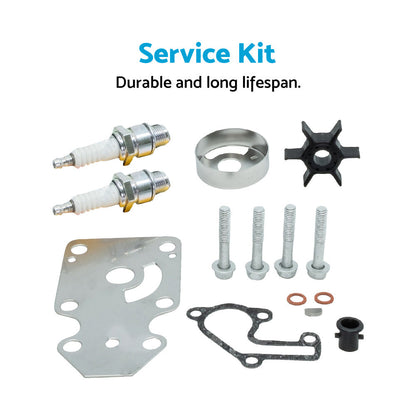 Service Kit Suitable For Yamaha 9.9, 15hp 2 Stroke 2 Cylinder Outboard.