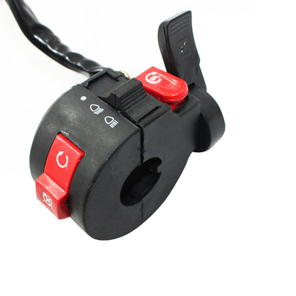 7 Wire Kill Start Light Switch Button Housing 110cc 125cc PIT Quad Dirt Bike ATV.