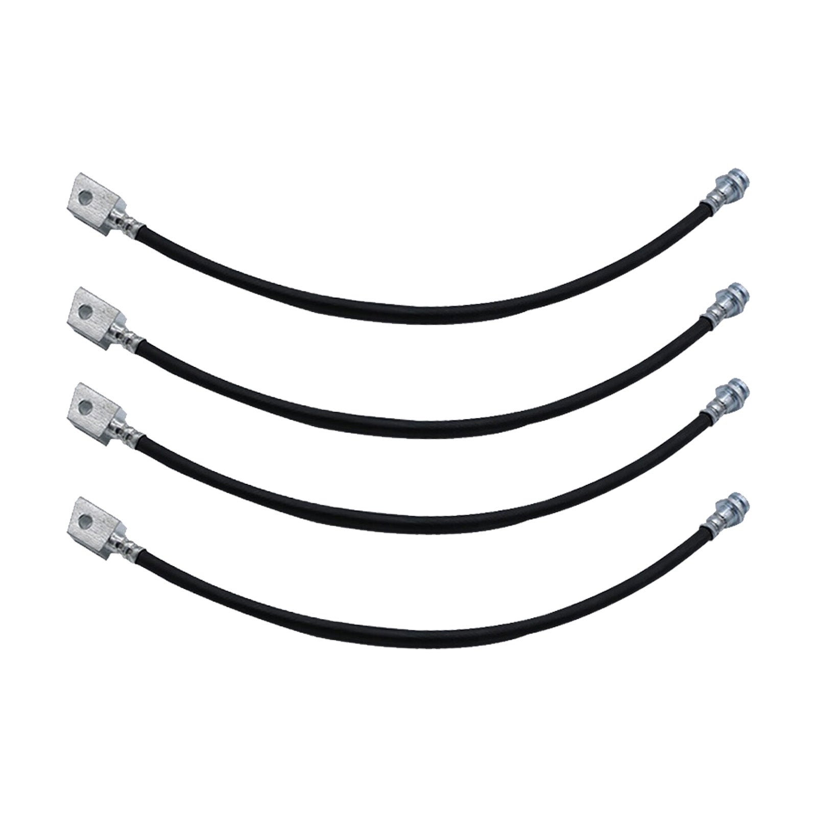 4x Extended Brake Line Hose Suitable For Patrol GQ GU Y60 Y61 2in-5in Spring Lift.