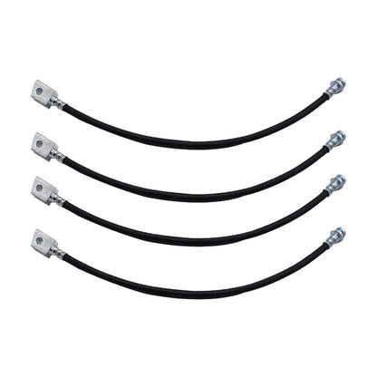 4x Extended Brake Line Hose Suitable For Patrol GQ GU Y60 Y61 2in-5in Spring Lift.