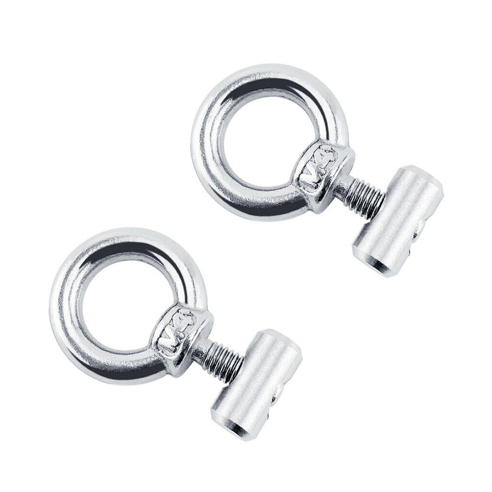 Awning Rail Stoppers Rail Track Screws 2 / 4 / 8PCS Suitable For Boat Caravan Stainless Steel.