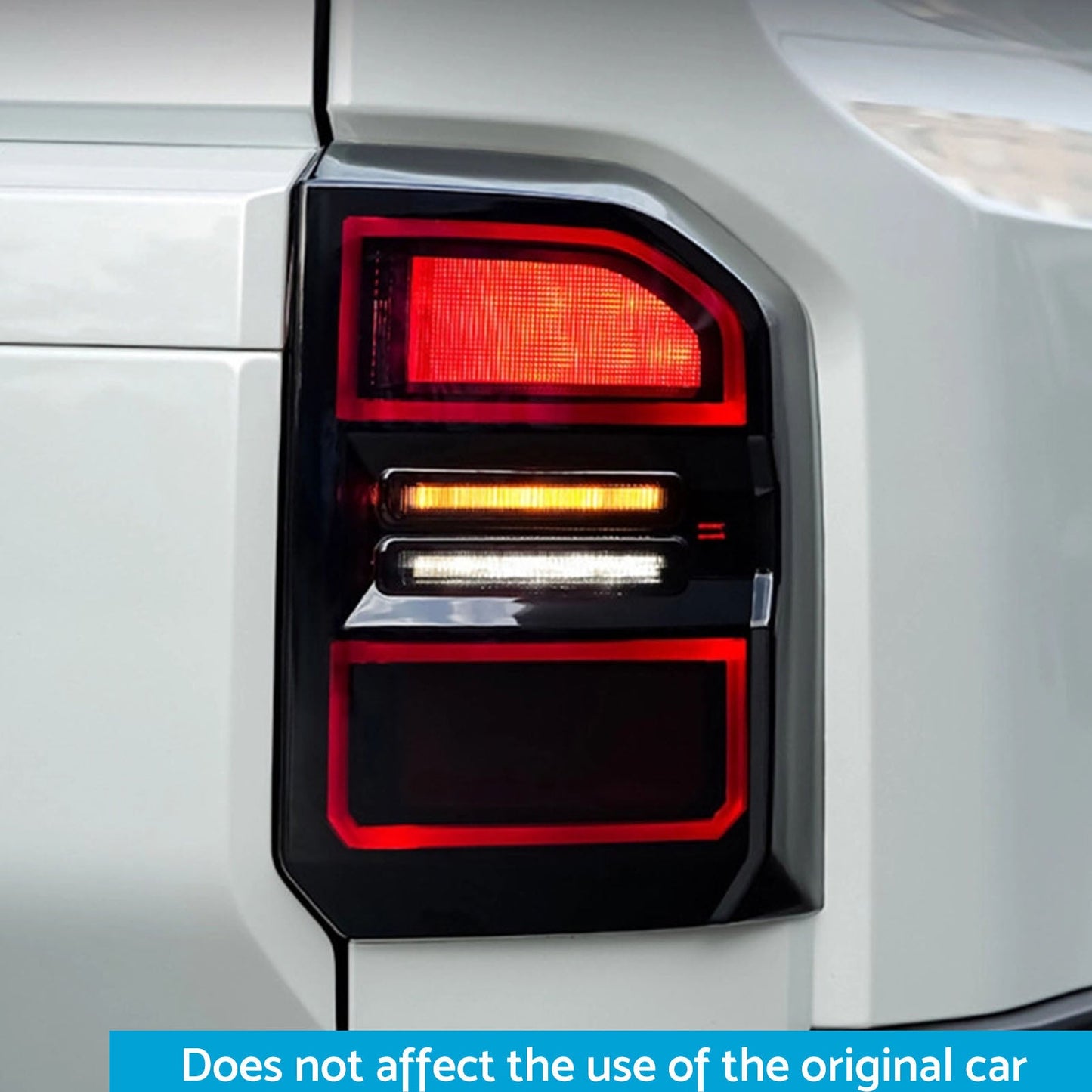 Tail Light Lamp Cover Trim Pair 2x Suitable For Toyota Land Cruiser Prado LC250 2024