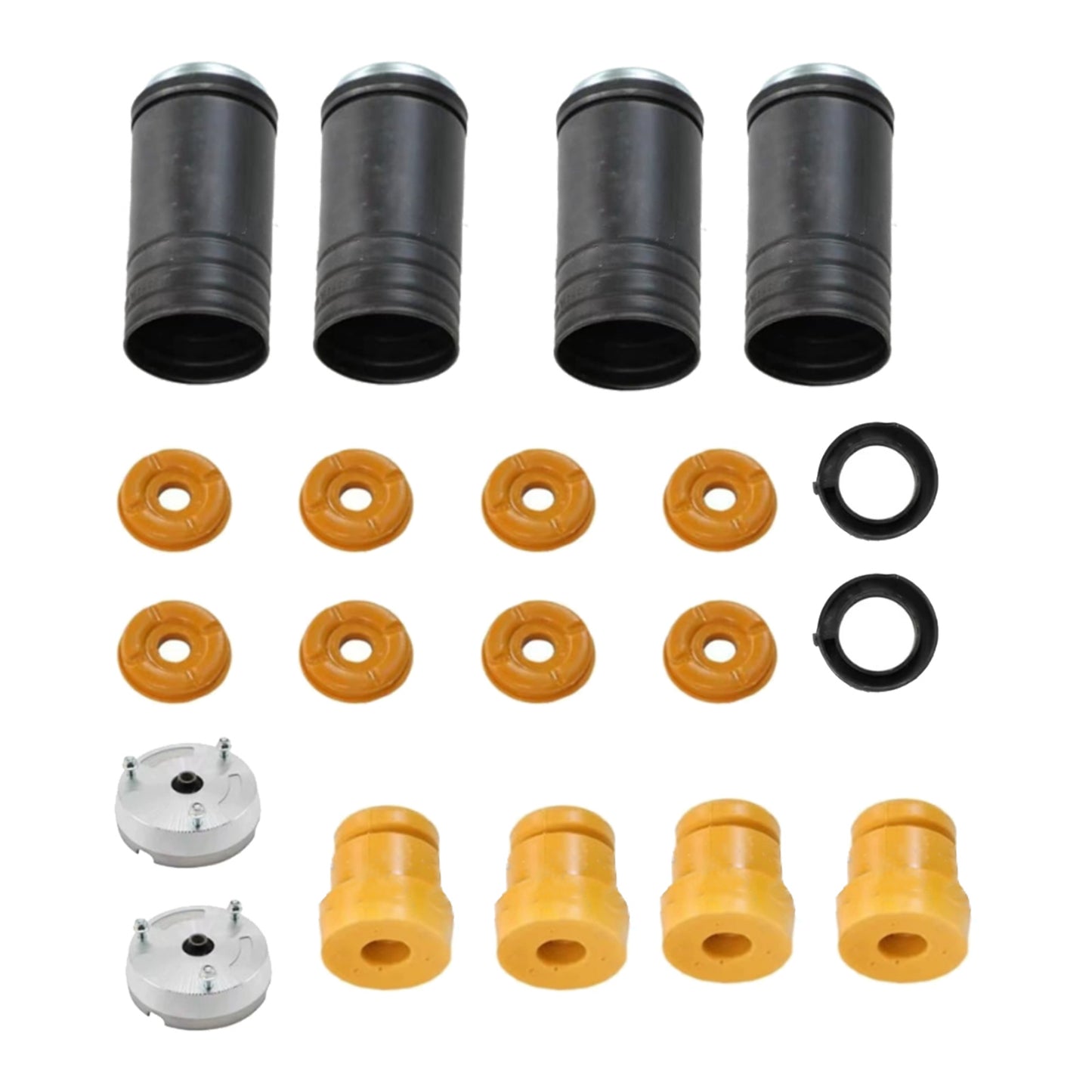 Front & Rear Strut Tops Bushing Bump Stop Dust Cover Suitable for BMW X6 E71