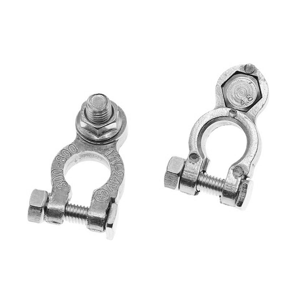 8PCS DC 12V-24V Car Battery Terminals Positive Negative Connectors Clamp Clip.