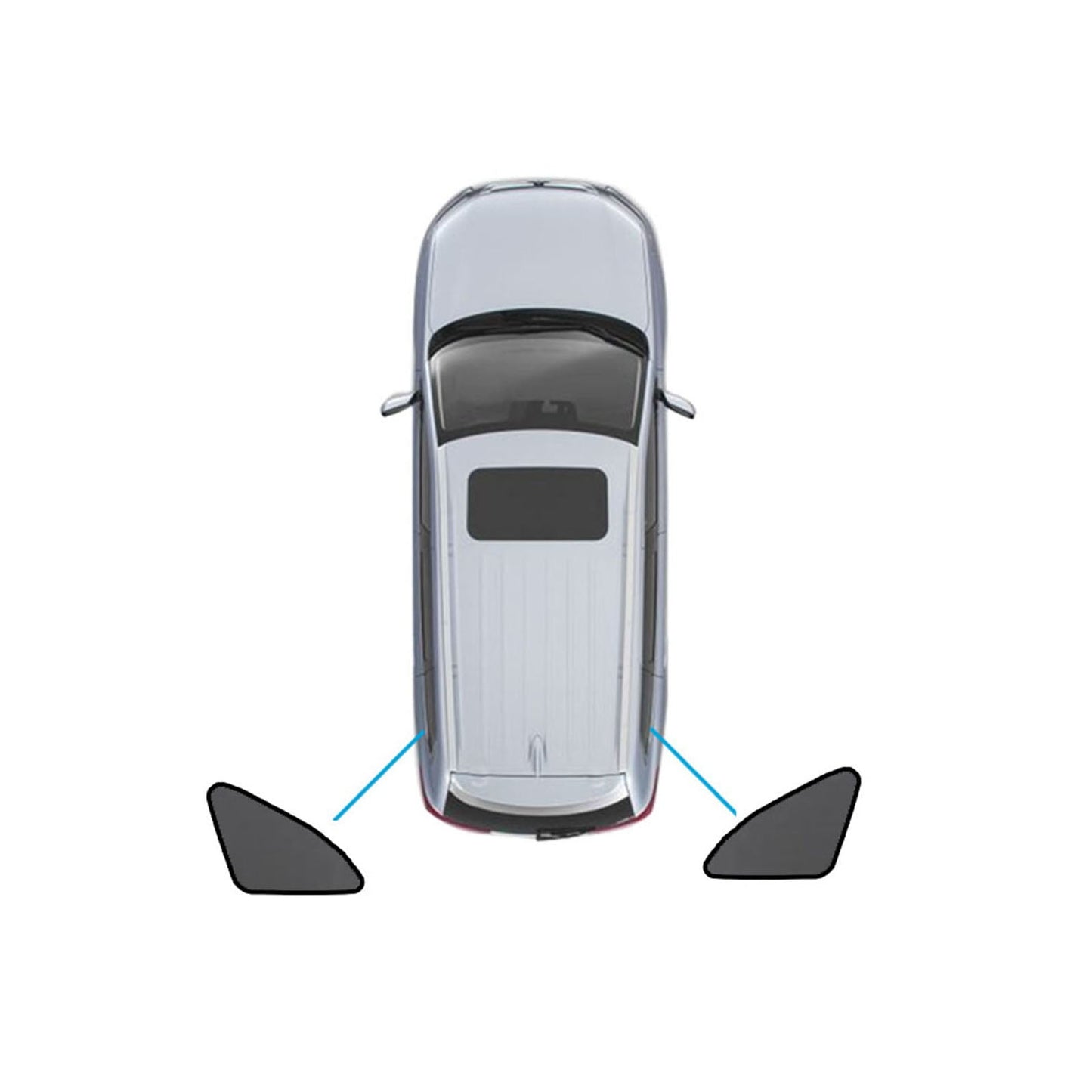 Magnetic Mesh Sun Blind Shades Suitable for Audi Q5 8R 2009–2016 On Front Rear.