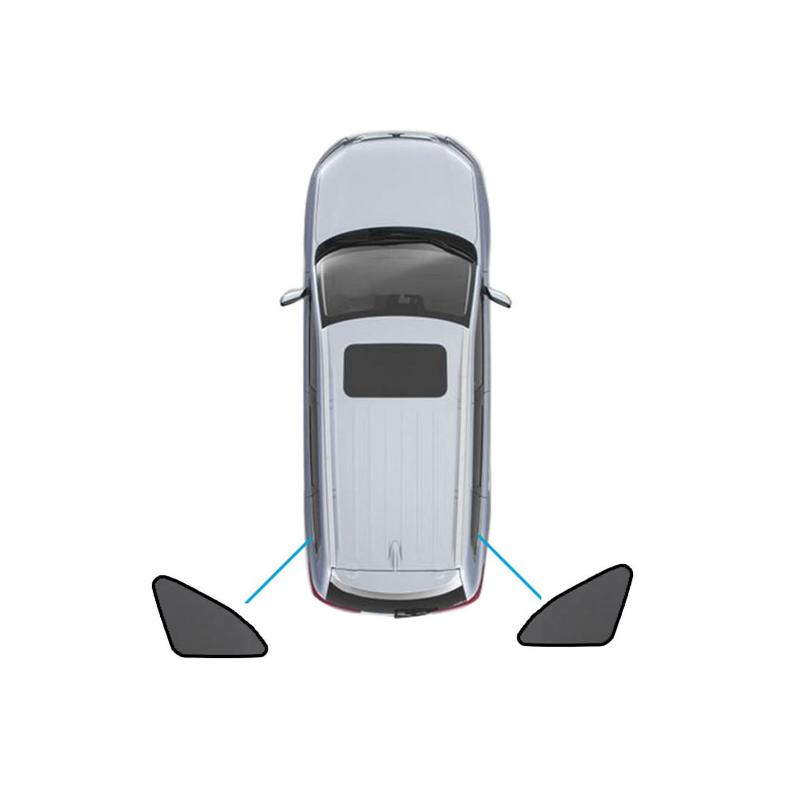 Magnetic Mesh Sun Blind Shades Suitable for Audi Q5 8R 2009–2016 On Front Rear.